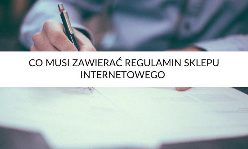 Regulamin sklepu online