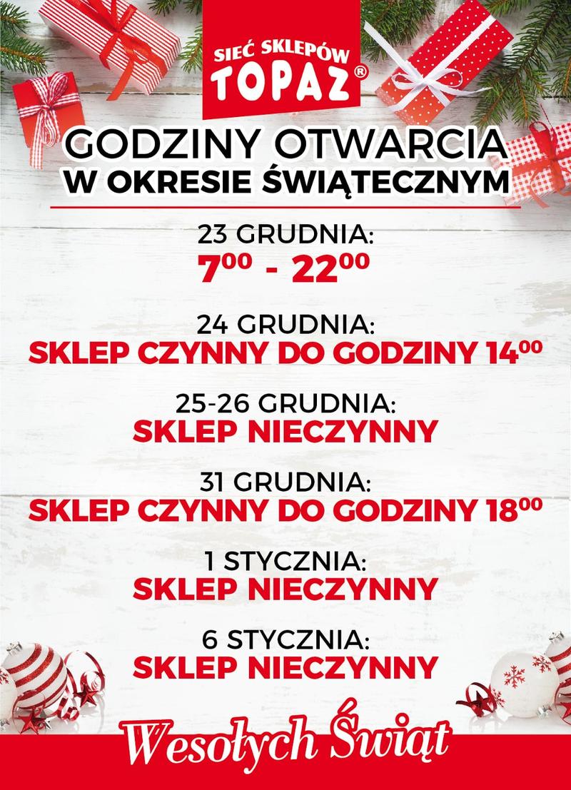 Sklepy całodobowe w wigilię