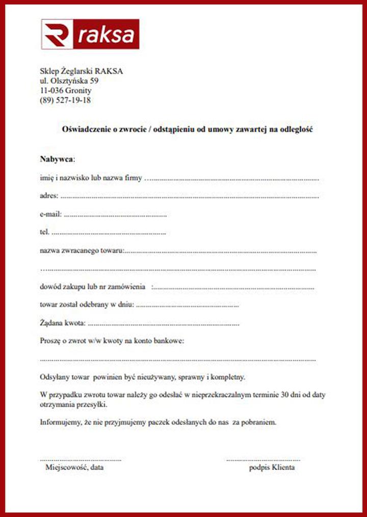 Procedura zwrotu krok po kroku