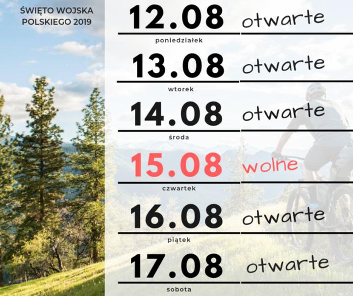 Zasady dla sklepów w weekendy