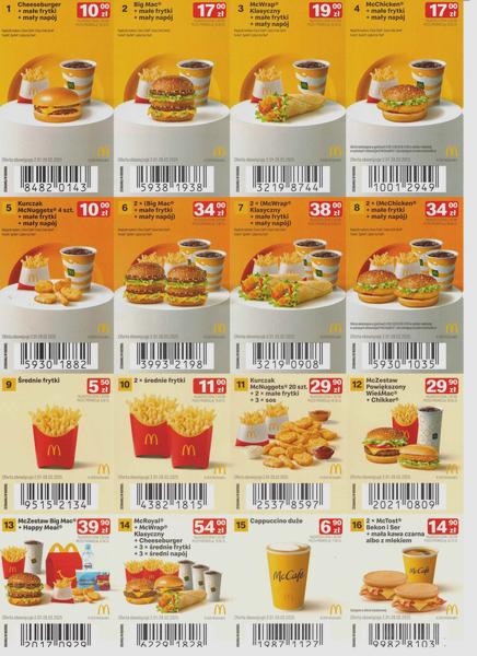 Kupony McDonald's