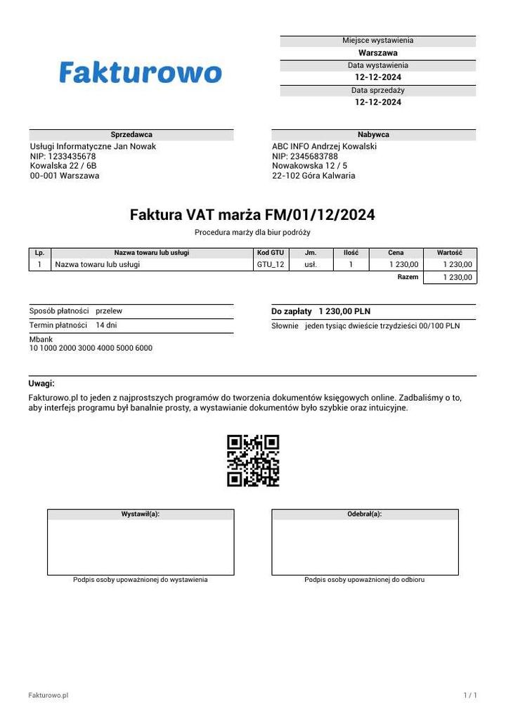 Procedura marży w księgowości